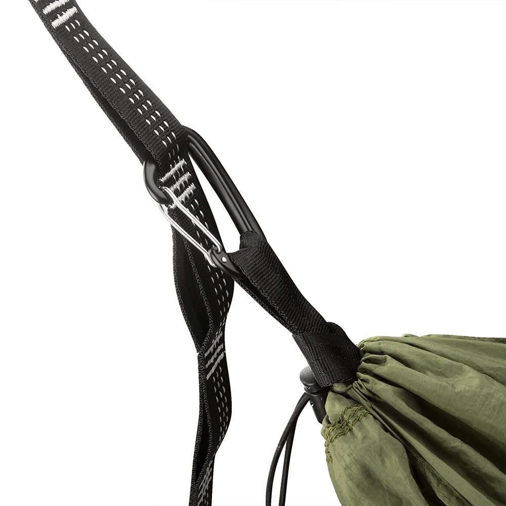 Sunyear Camping Hammock with Removable No See-Um Mosquito Net, Double & Single Portable Outdoor Hammocks Parachute Lightweight Nylon with Tree Straps for Adventures Hiking Backpacking ( 9.5 feet × 5 feet )