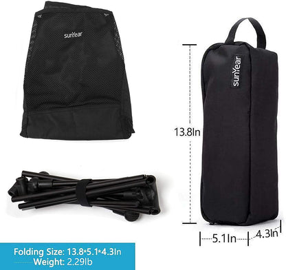 Sunyear Folding Camping Chair -Lightweight Portable Compact Camp Chairs, Best for Outdoor,Beach, Hiking, Backpacking